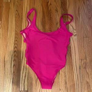 New with tags. J.Crew pink bathing suit size 10.